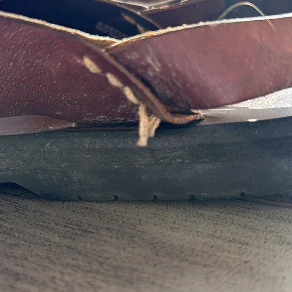 Brown leather sandals - Picture 12 of 12